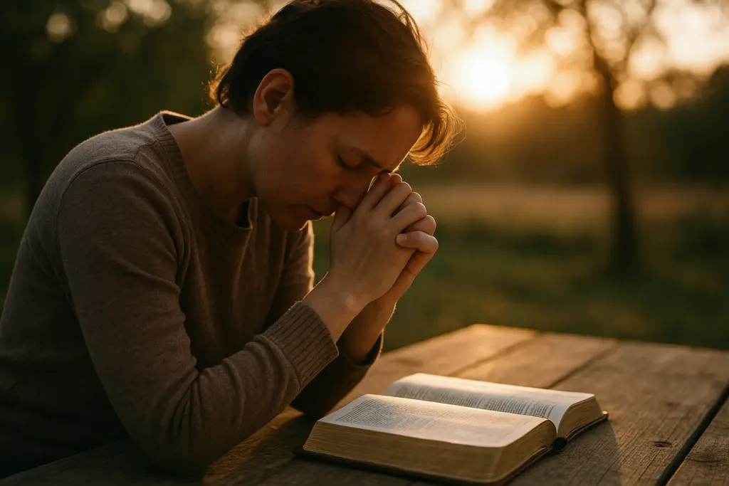 Desacelere a mente e termine o dia em silêncio com Deus