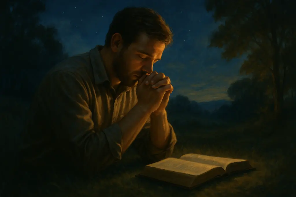 Entregue o amanhã a Deus antes de fechar os olhos